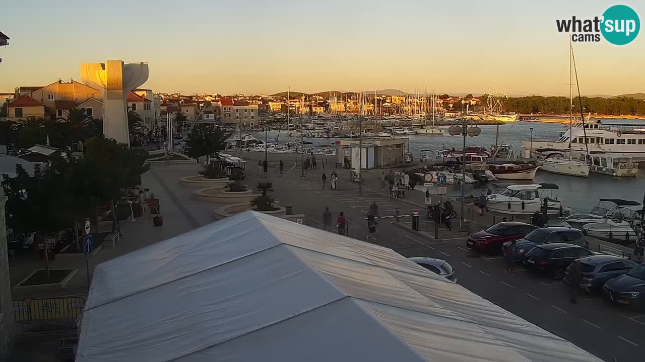 Vodice webcam – marina i meer