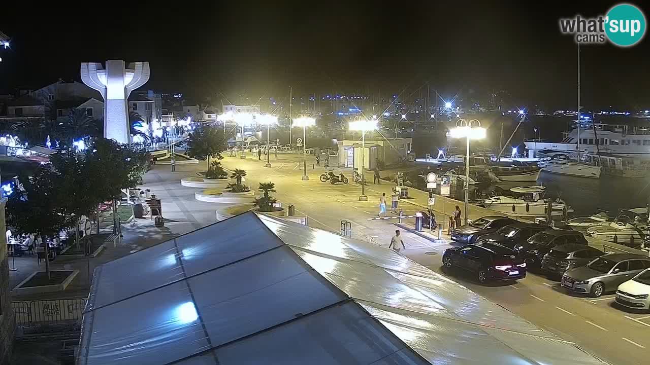 Vodice webcam live – front de mer