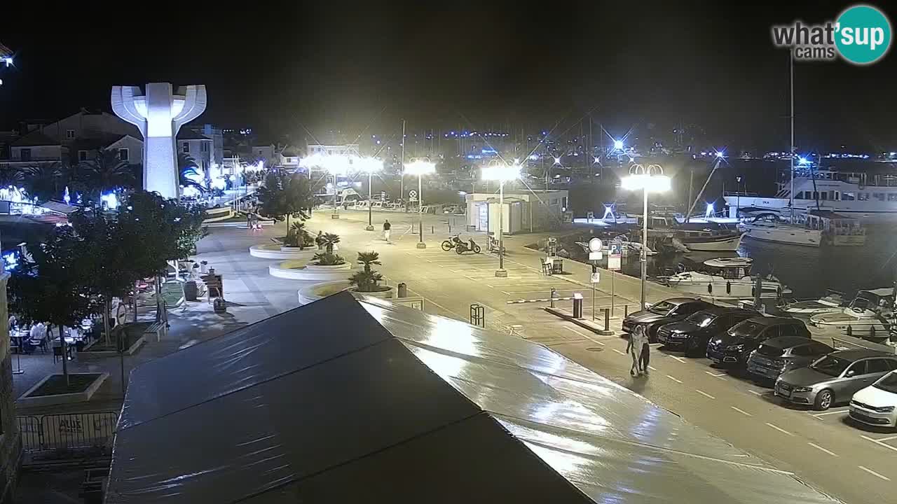 Vodice webcam live – front de mer