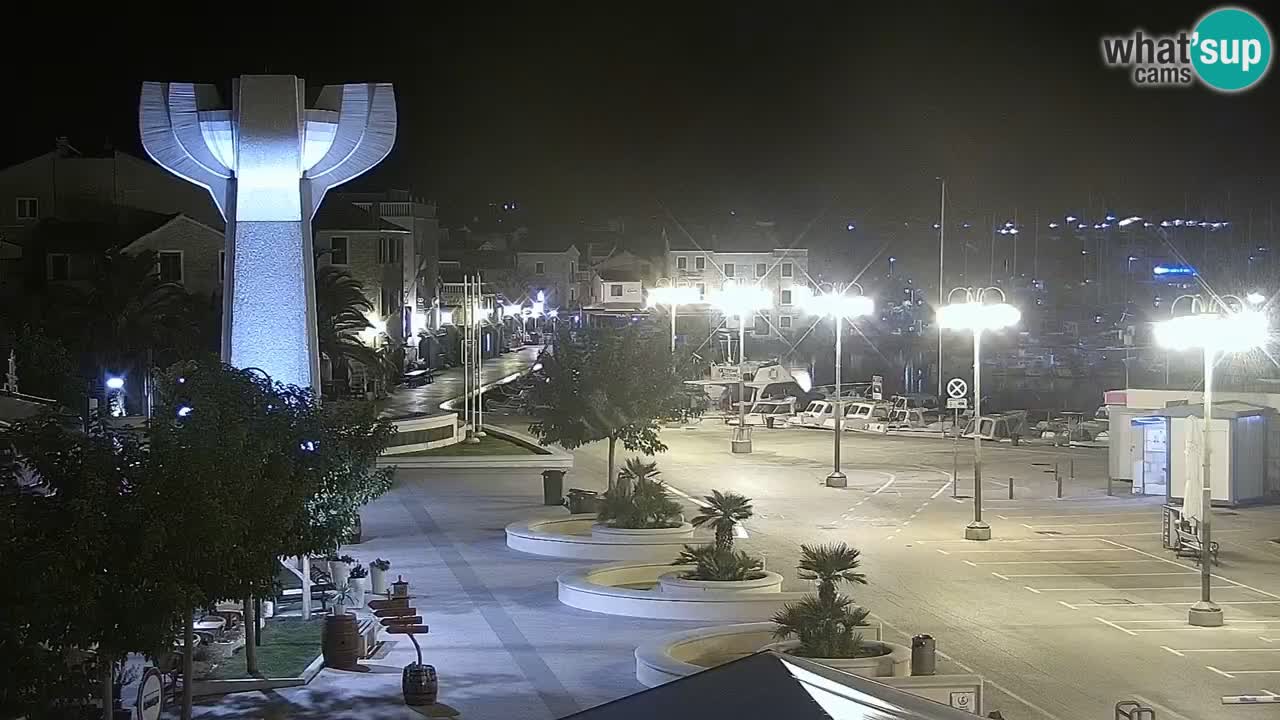 Vodice web kamera – marina i riva