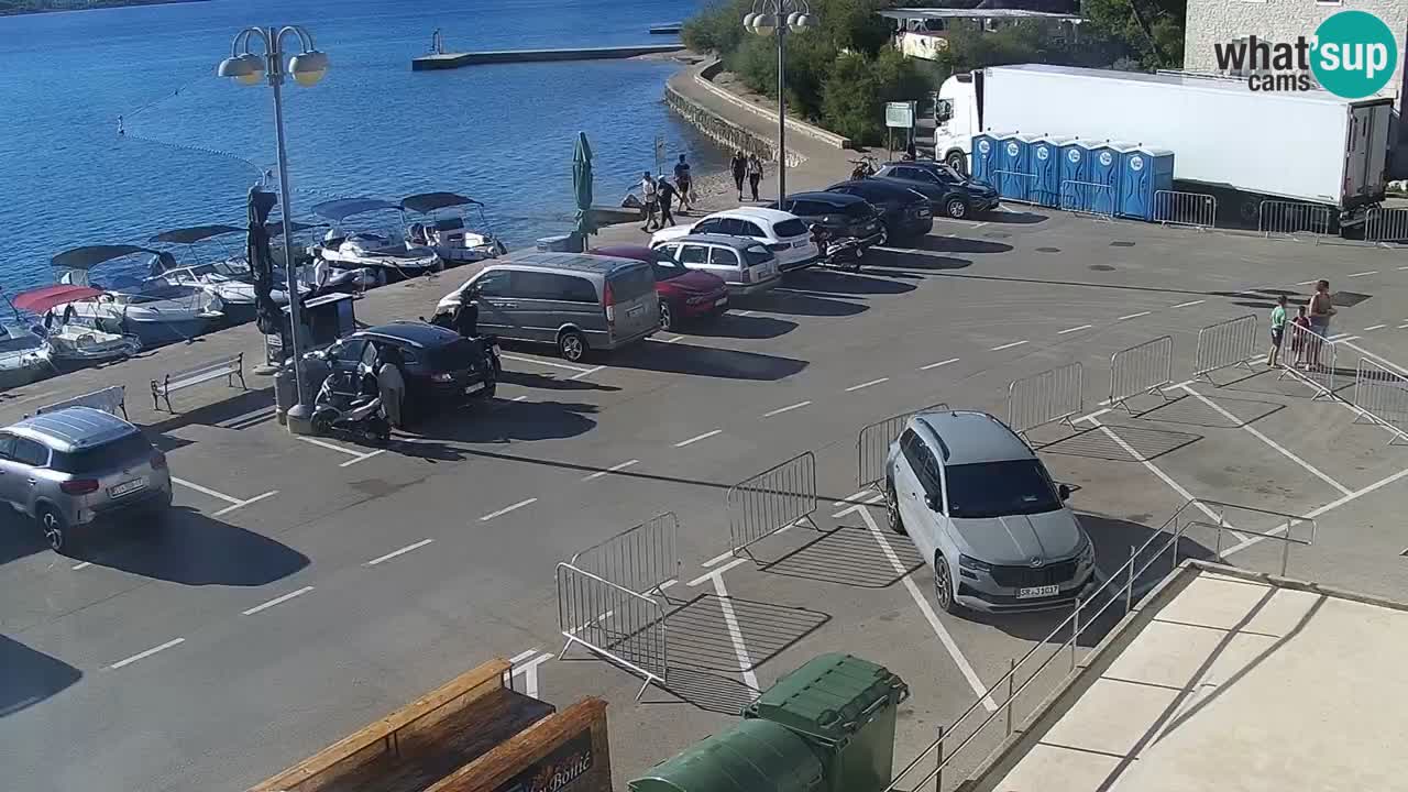 Vodice Live webcam – marina and  seafront