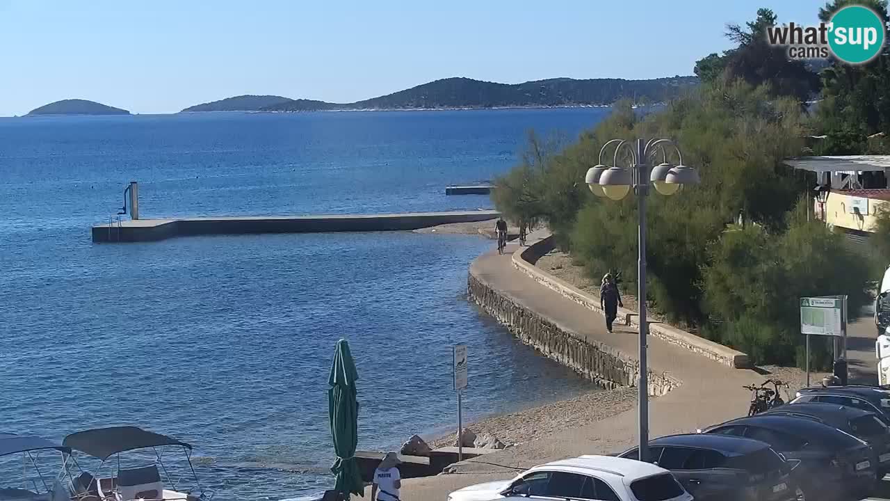 Vodice Live webcam – marina and  seafront