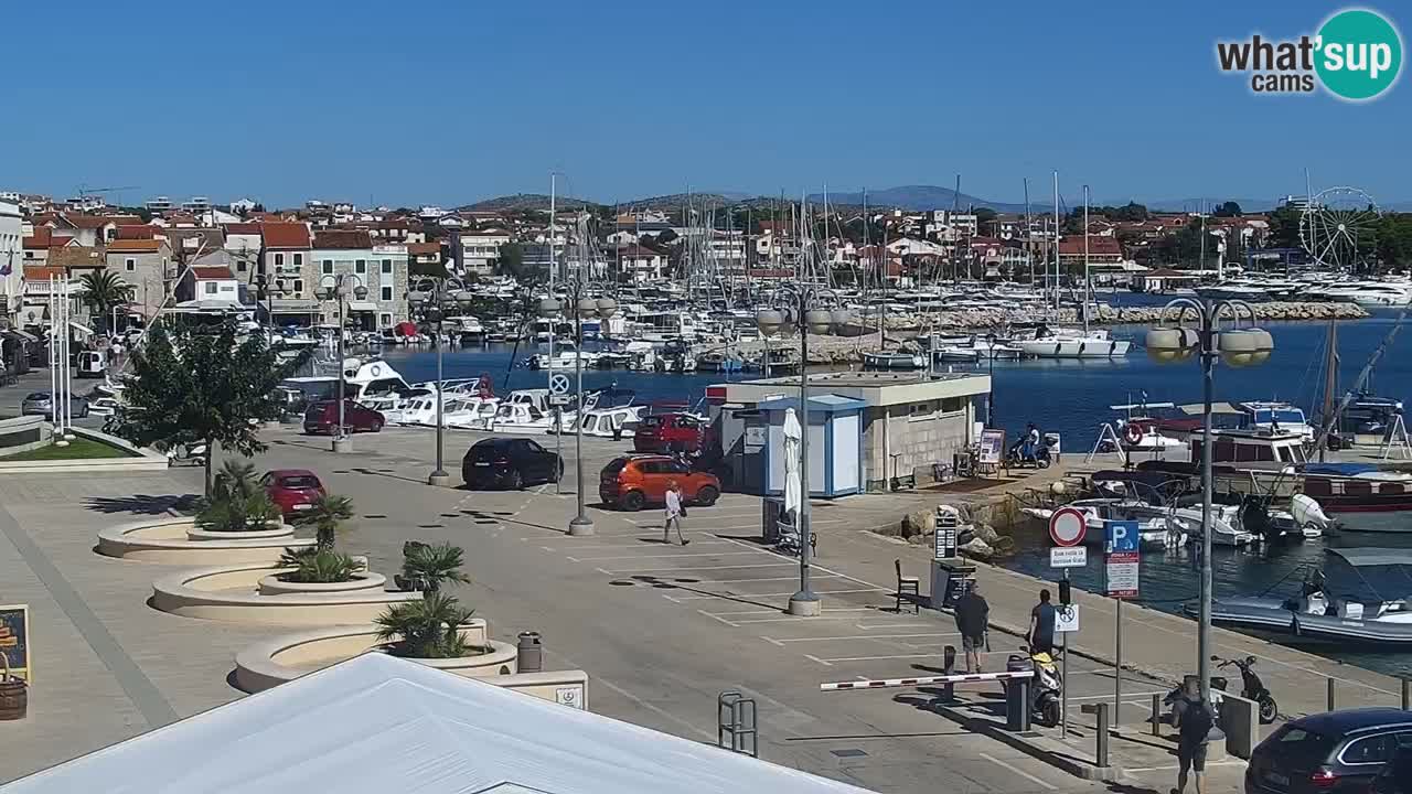 Vodice webcam live – front de mer