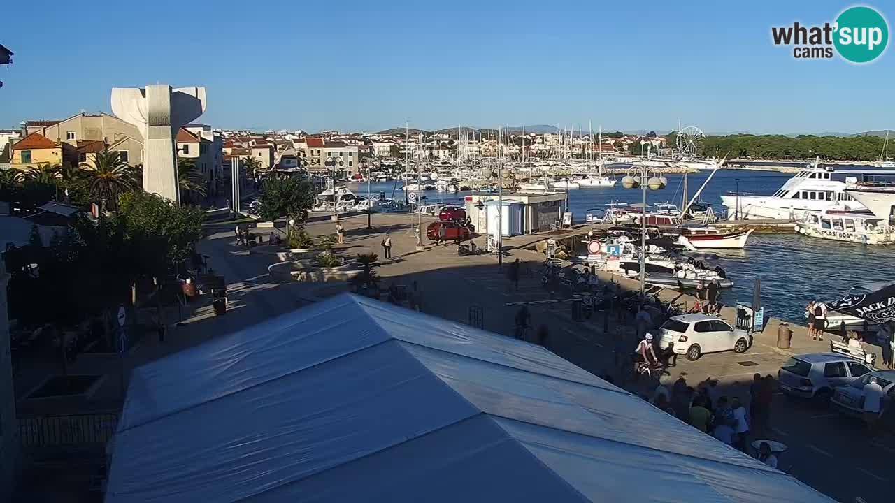 Vodice webcam live – front de mer