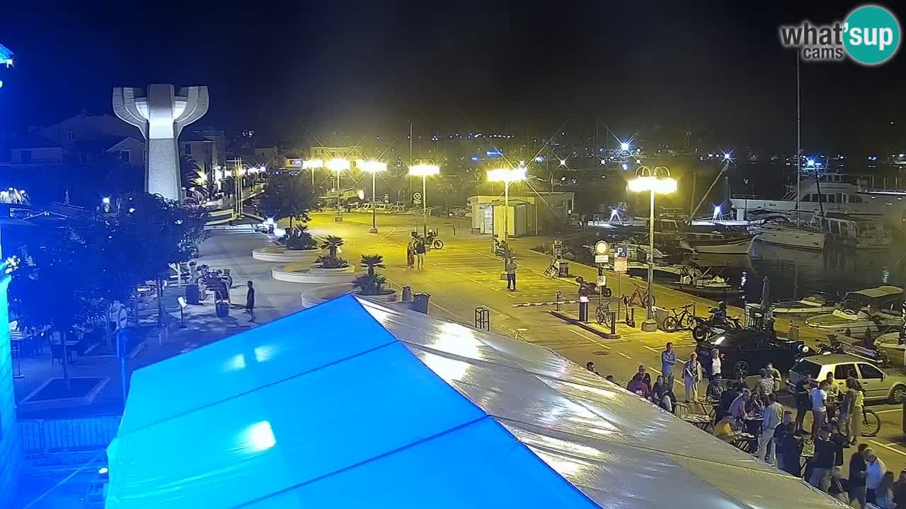 Vodice webcam – marina i meer