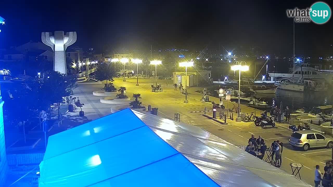 Vodice web kamera – marina i riva