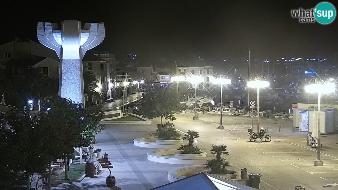 Vodice web kamera – marina i riva