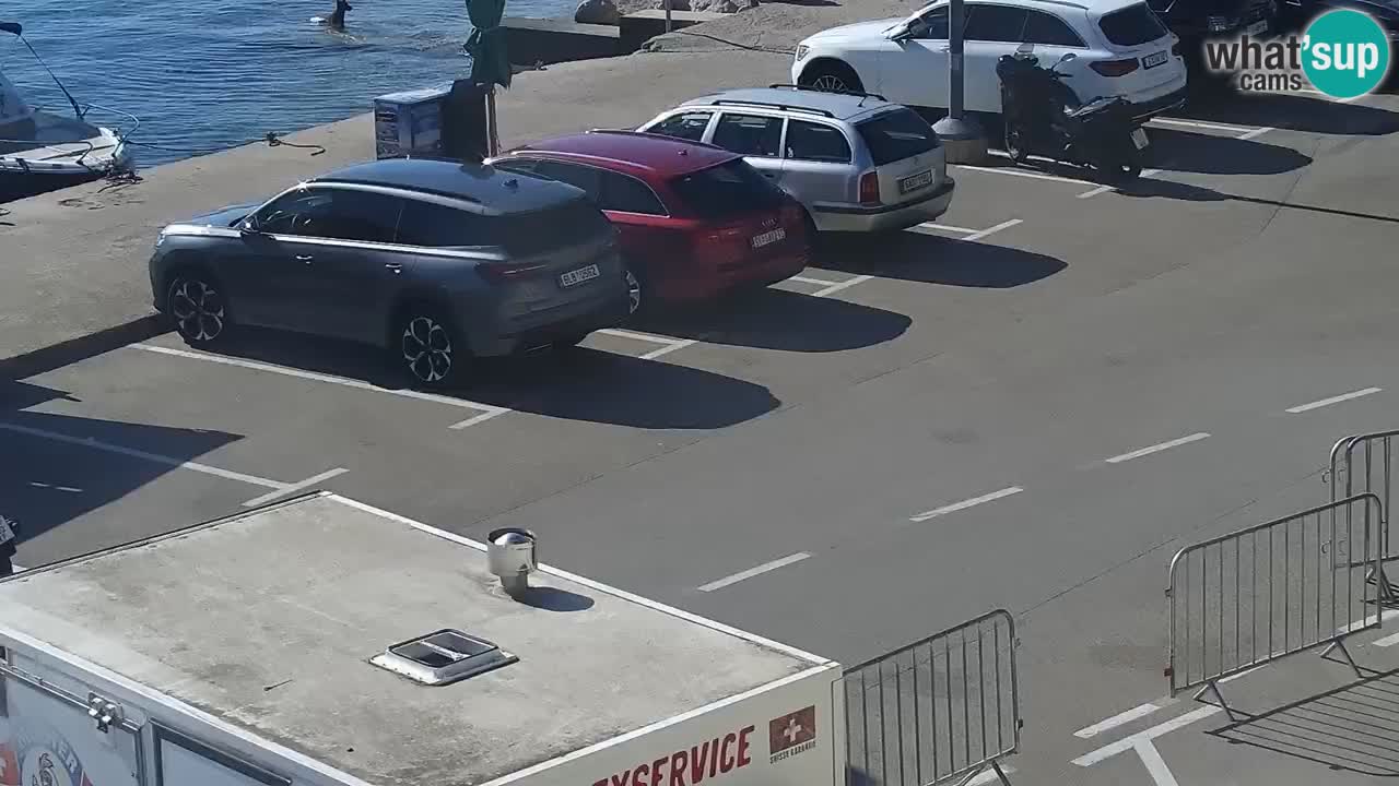 Vodice Live webcam – marina and  seafront
