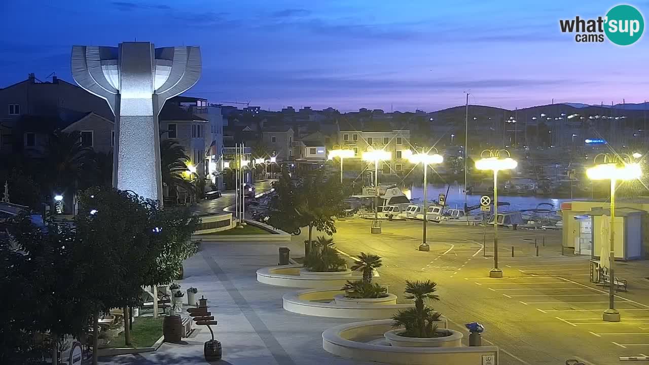 Vodice webcam live – front de mer