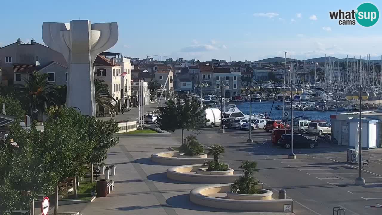 Vodice web kamera – marina i riva
