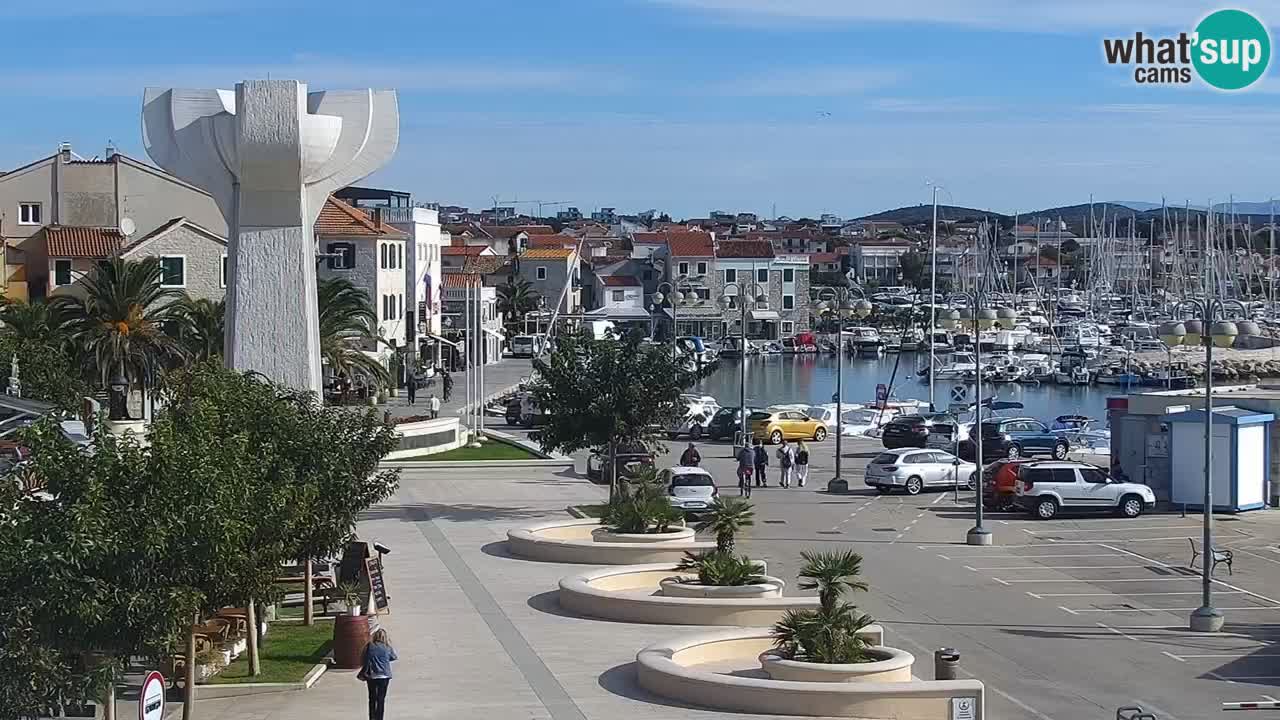 Vodice webcam – marina i meer