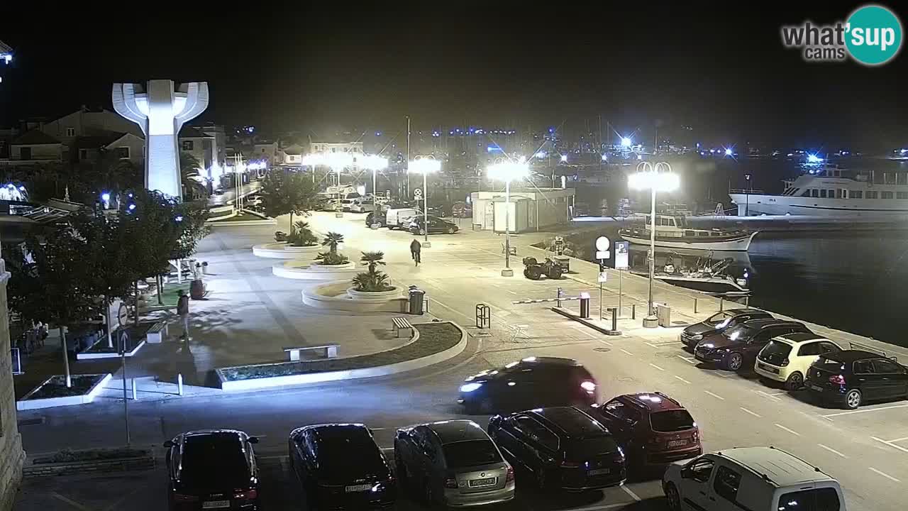 Vodice webcam – marina i meer