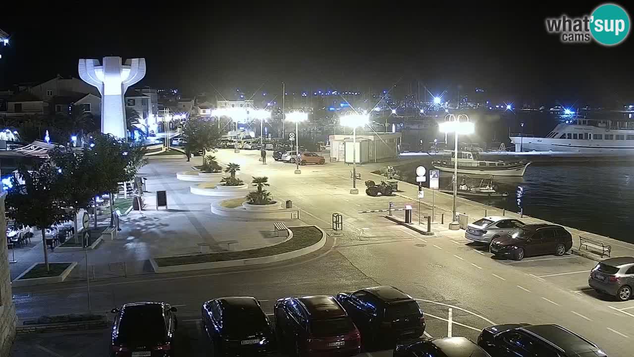 Vodice web kamera – marina i riva