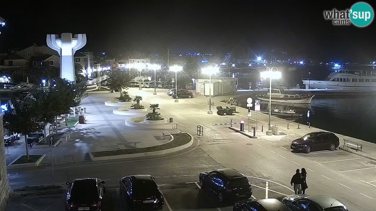 Vodice web kamera – marina i riva