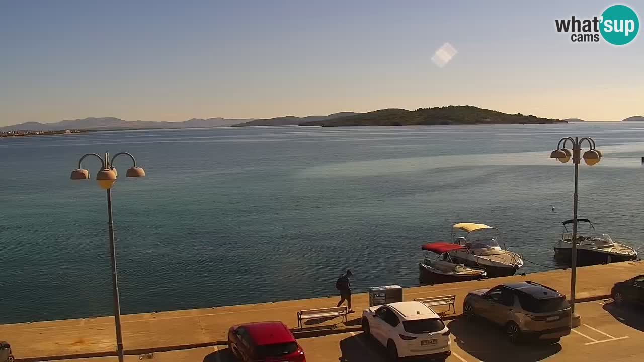 Vodice Live webcam – marina and  seafront