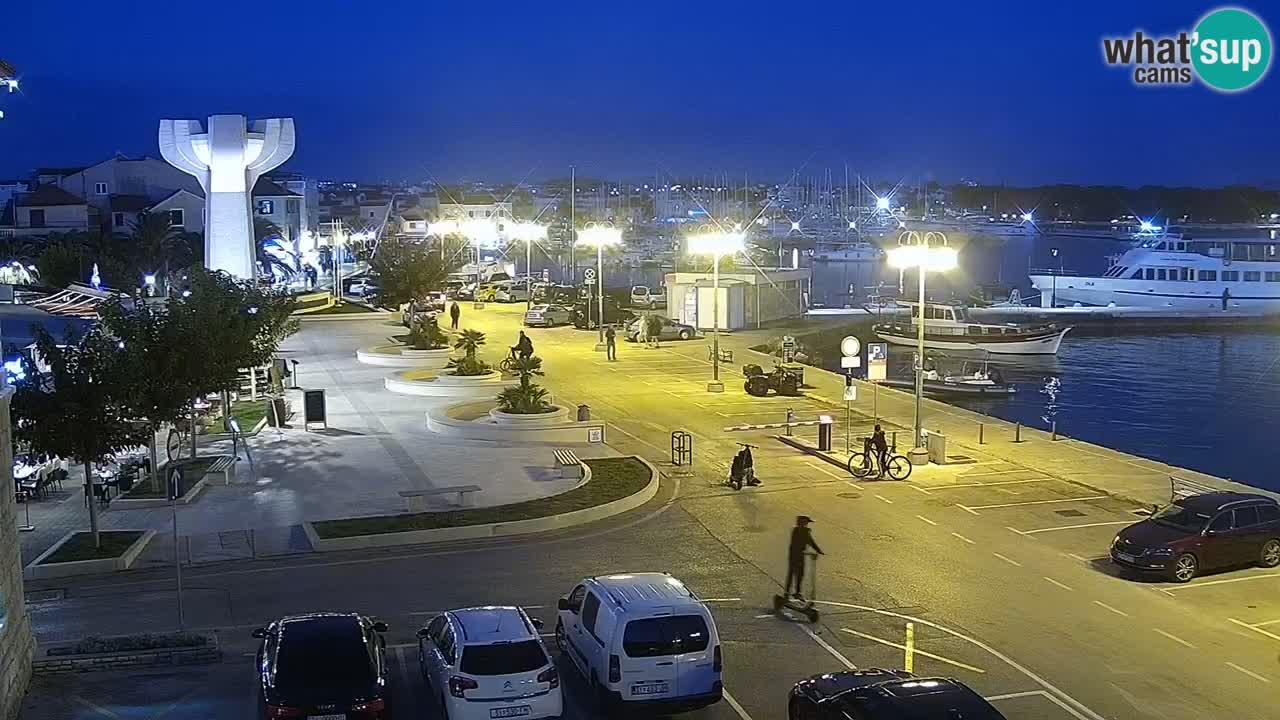Vodice web kamera – marina i riva