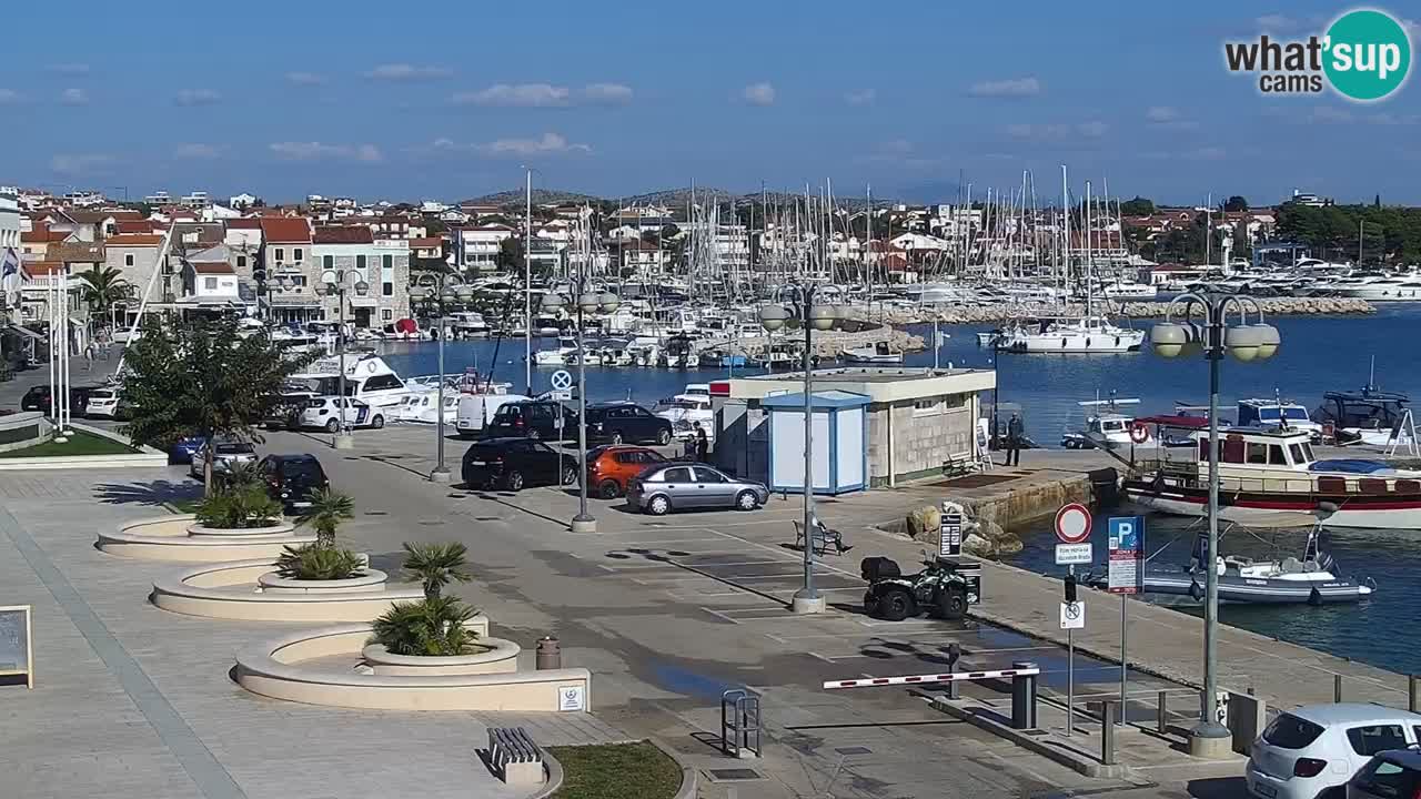 Vodice web kamera – marina i riva