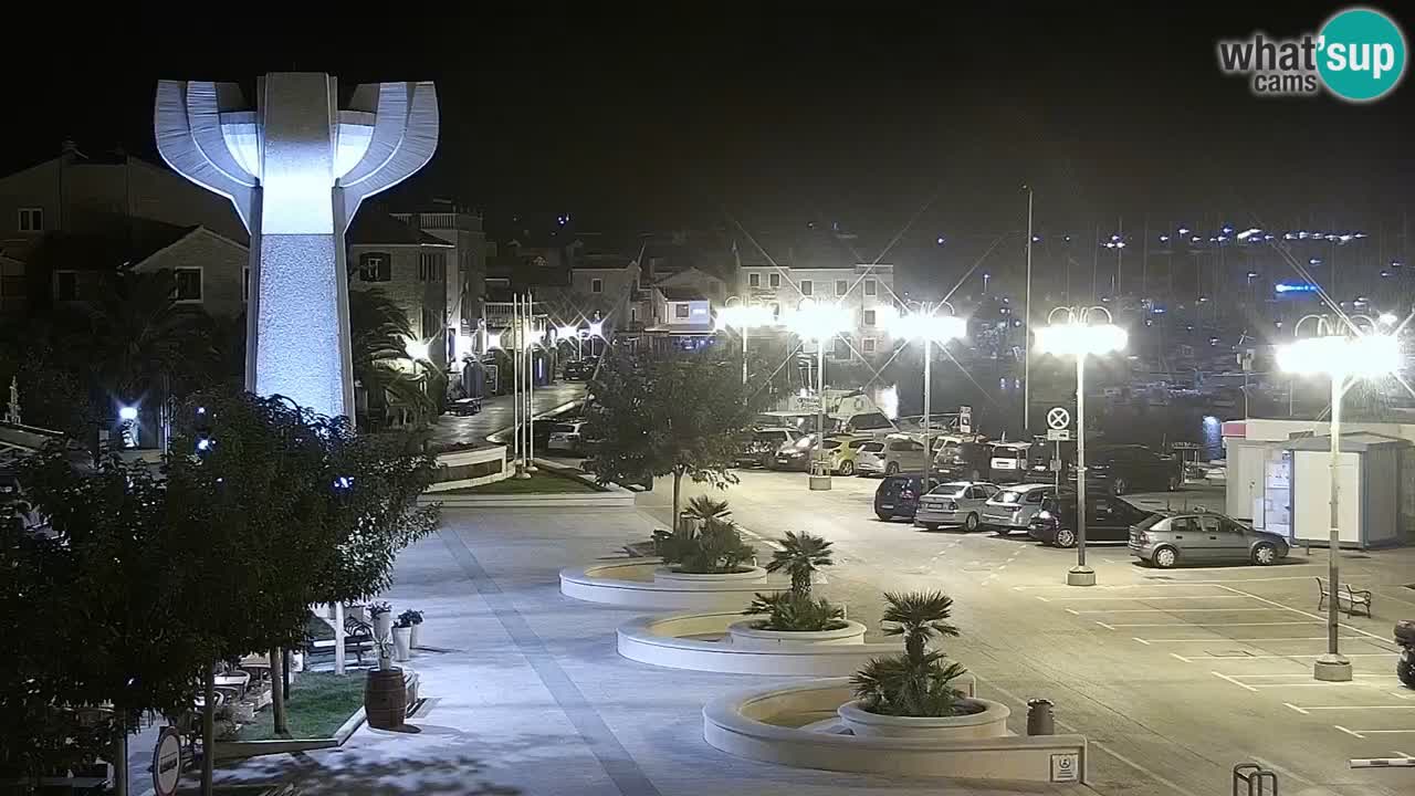 Vodice web kamera – marina i riva
