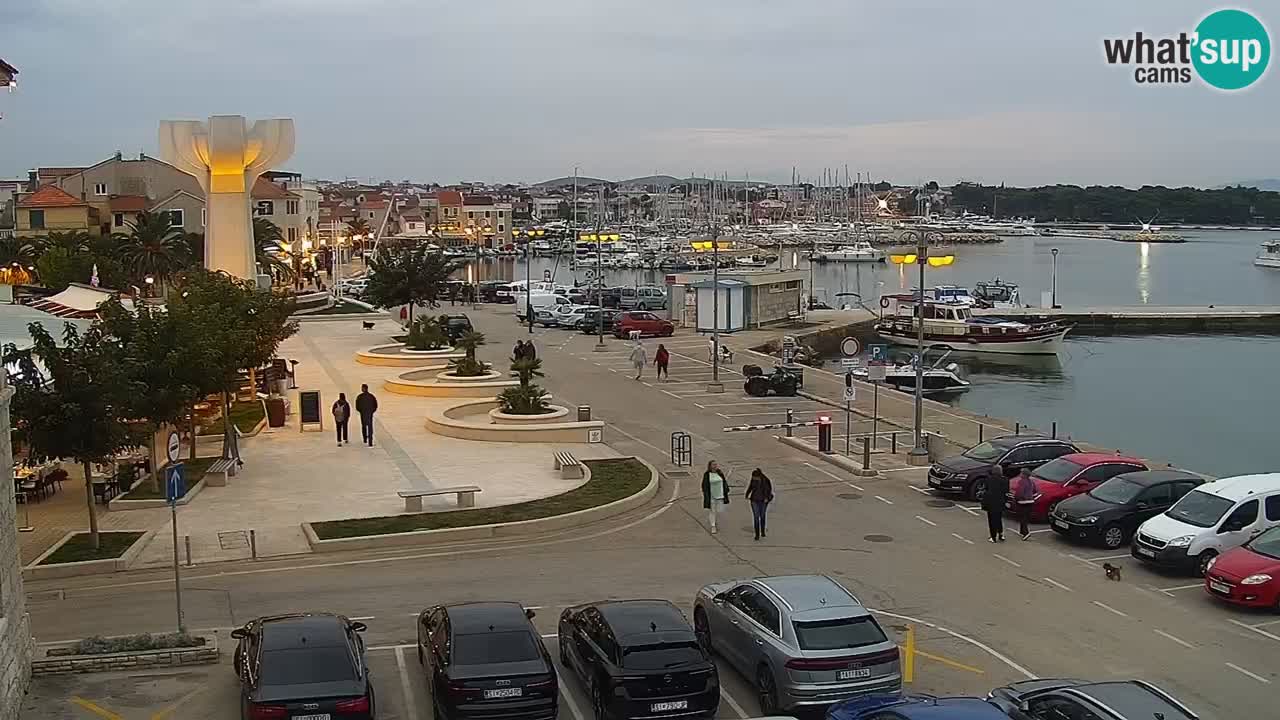 Vodice web kamera – marina i riva
