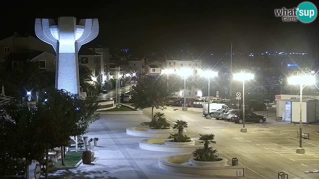 Vodice web kamera – marina i riva