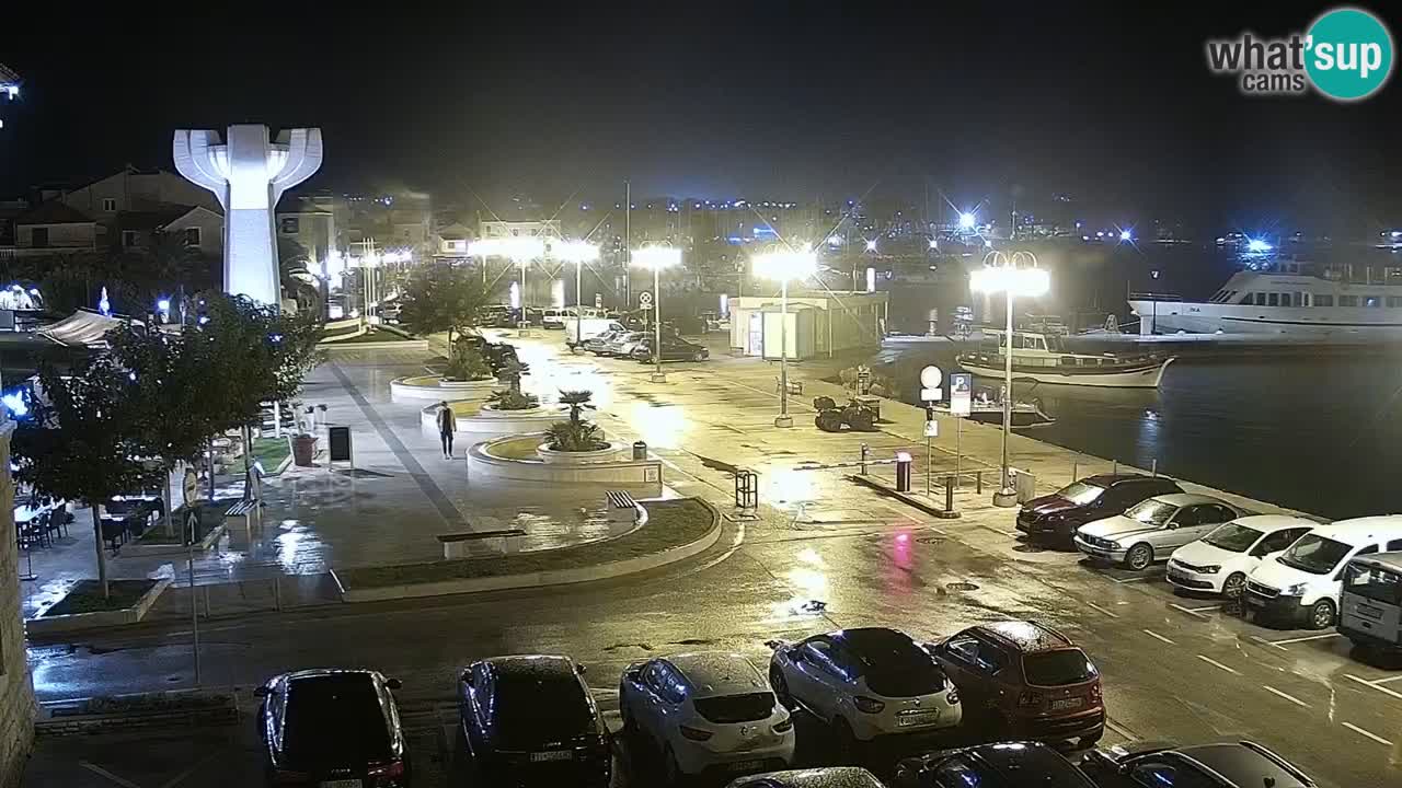 Vodice web kamera – marina i riva
