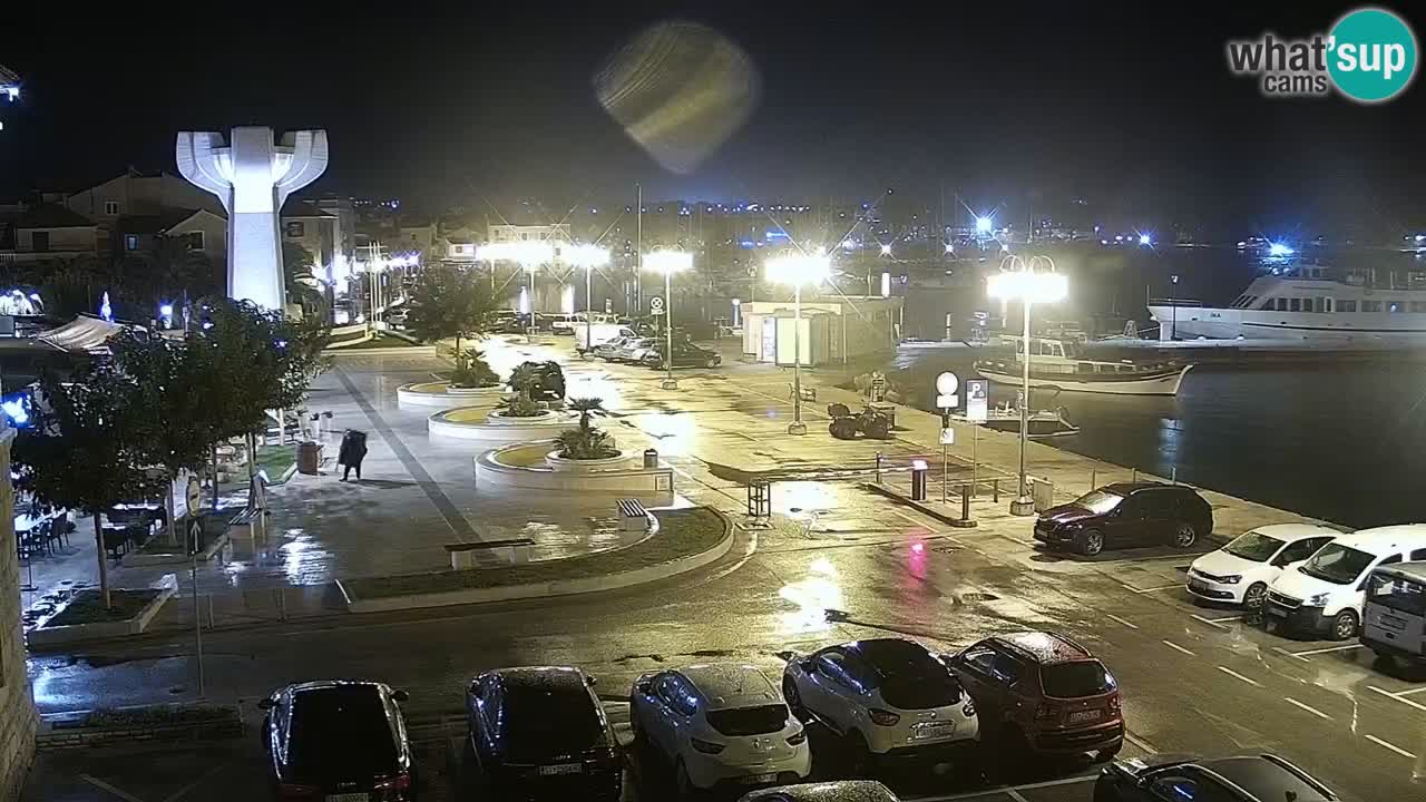Vodice webcam live – front de mer