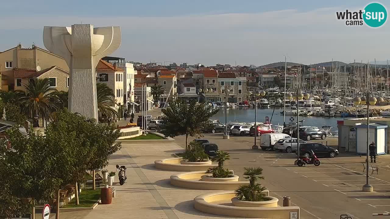 Vodice webcam – marina i meer