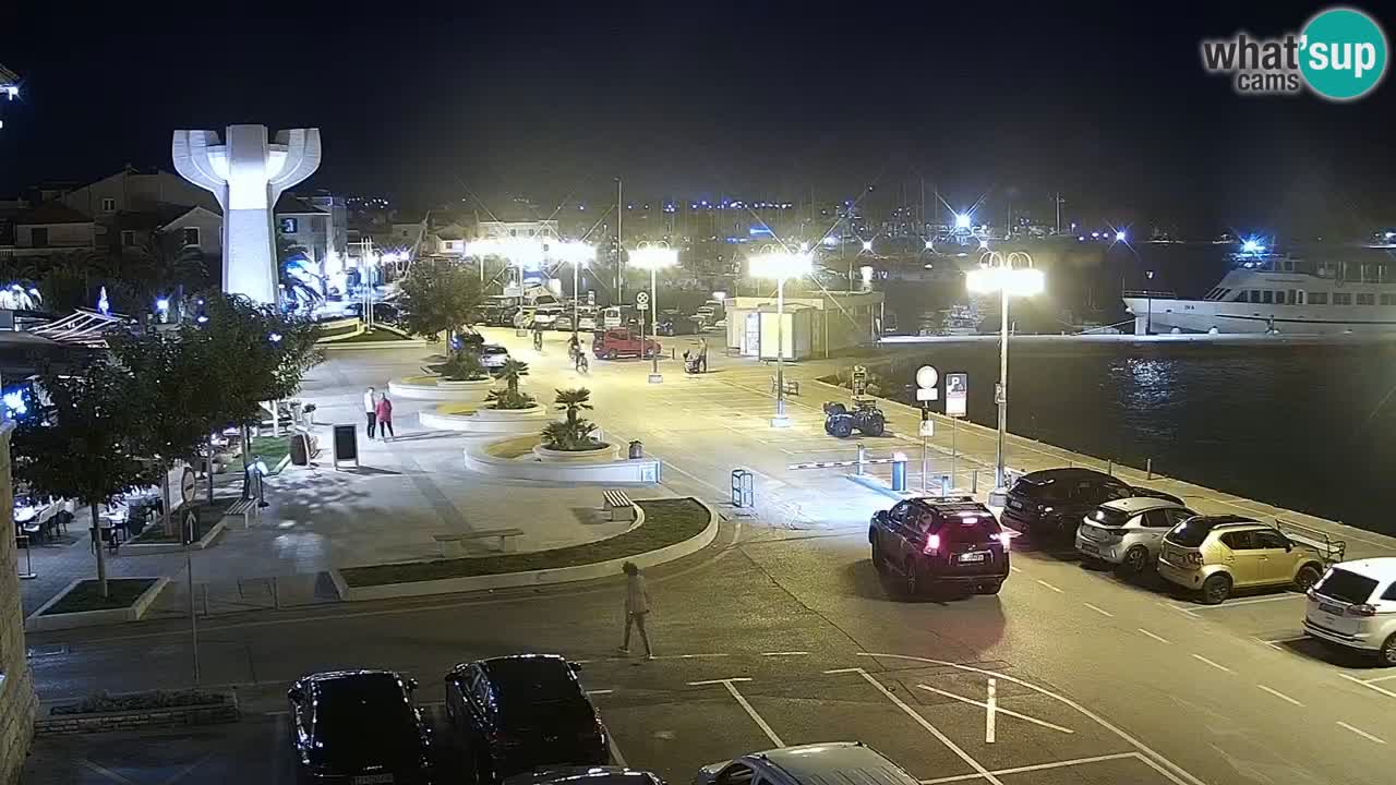 Vodice webcam live – front de mer