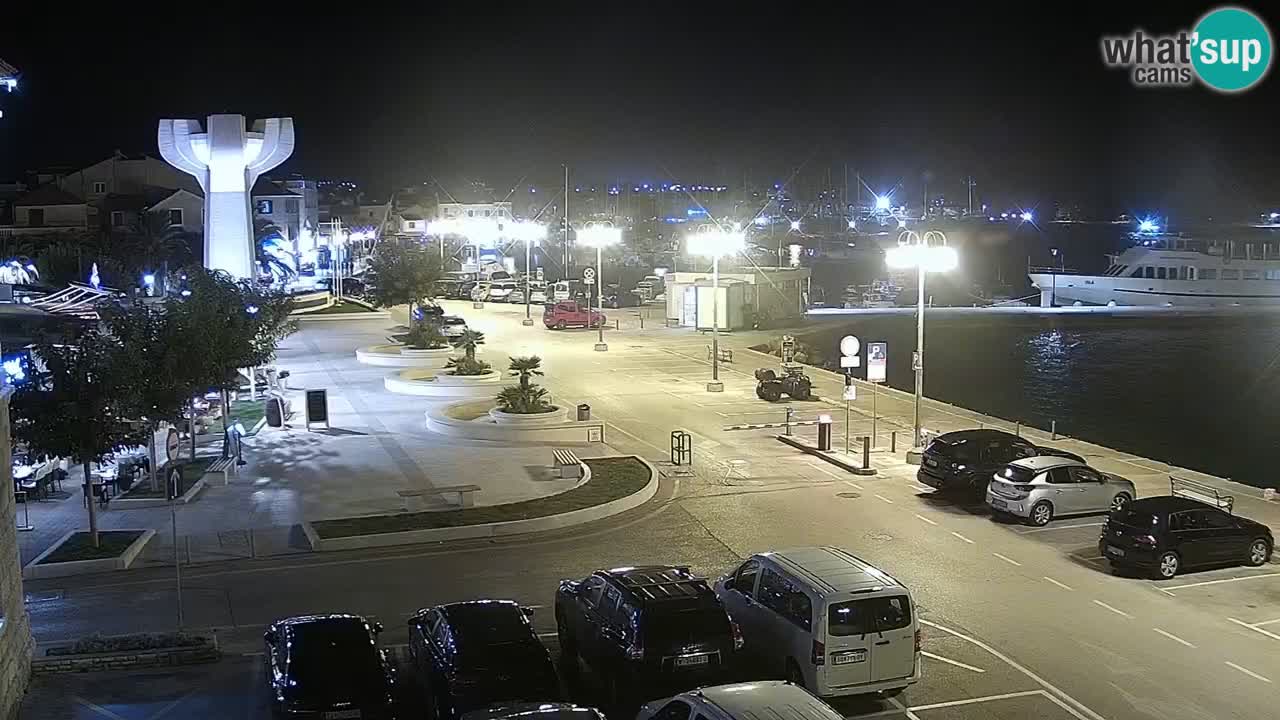 Vodice web kamera – marina i riva
