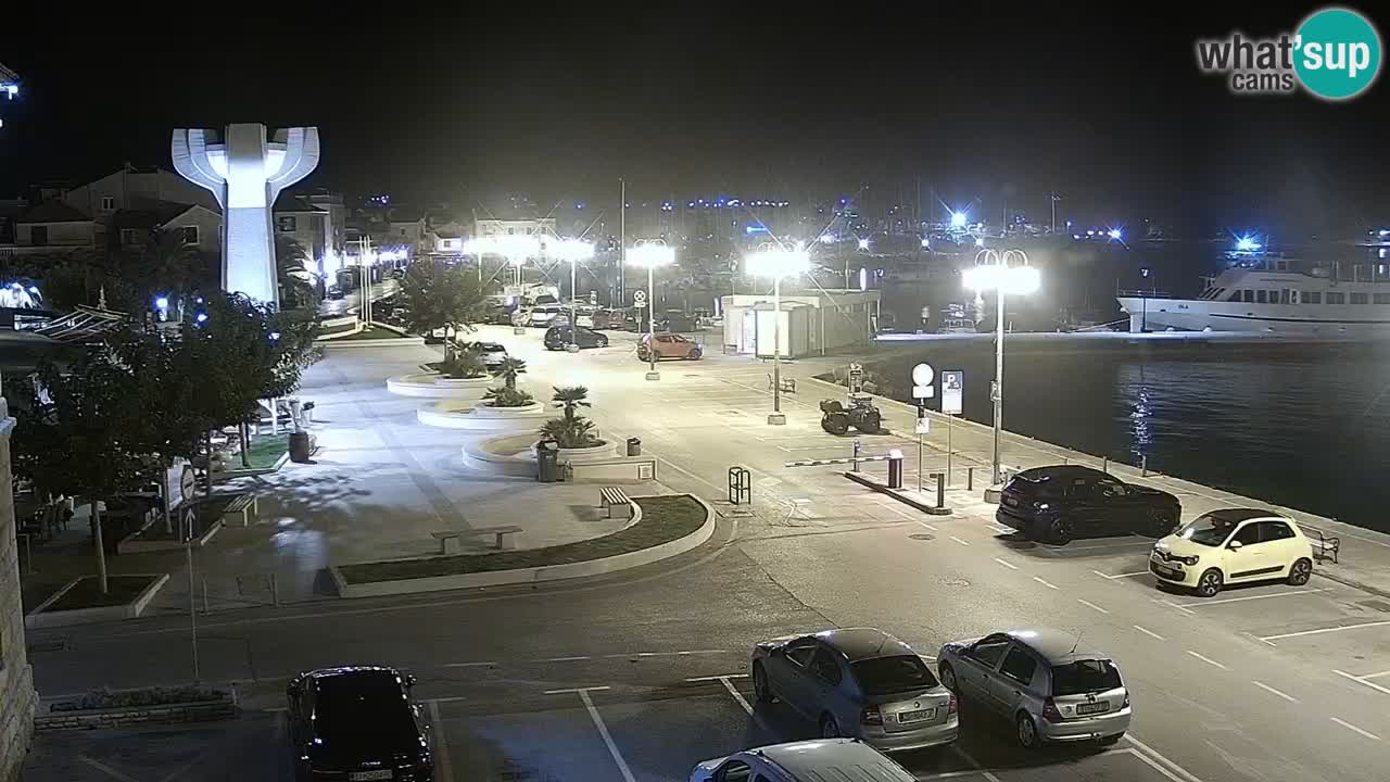Vodice web kamera – marina i riva
