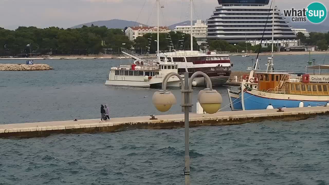 Vodice webcam – marina i meer