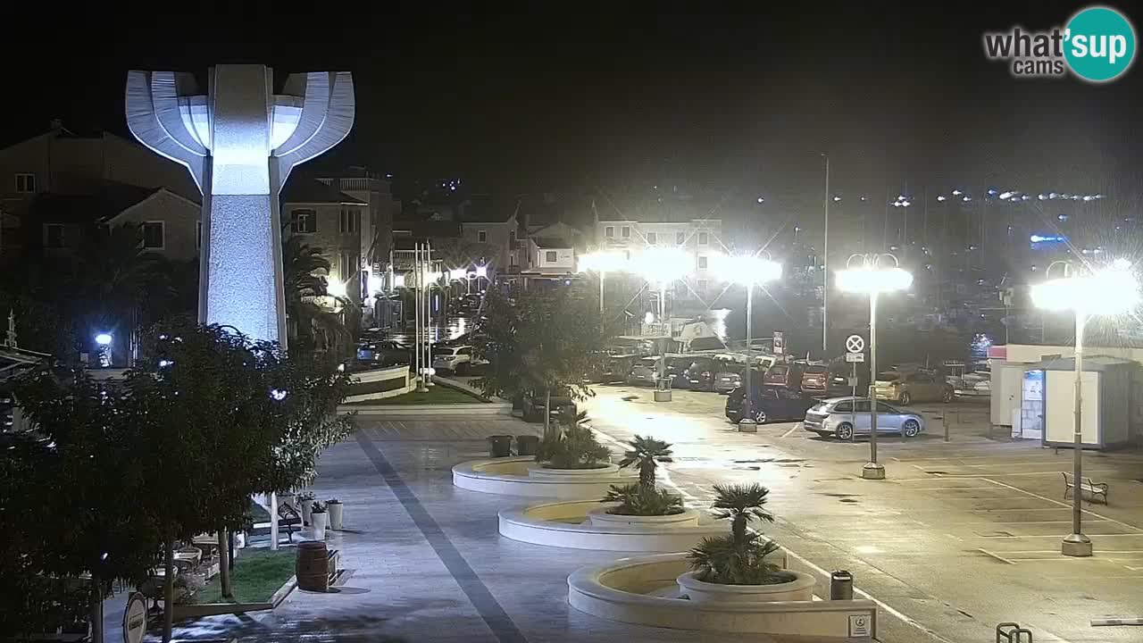 Vodice web kamera – marina i riva