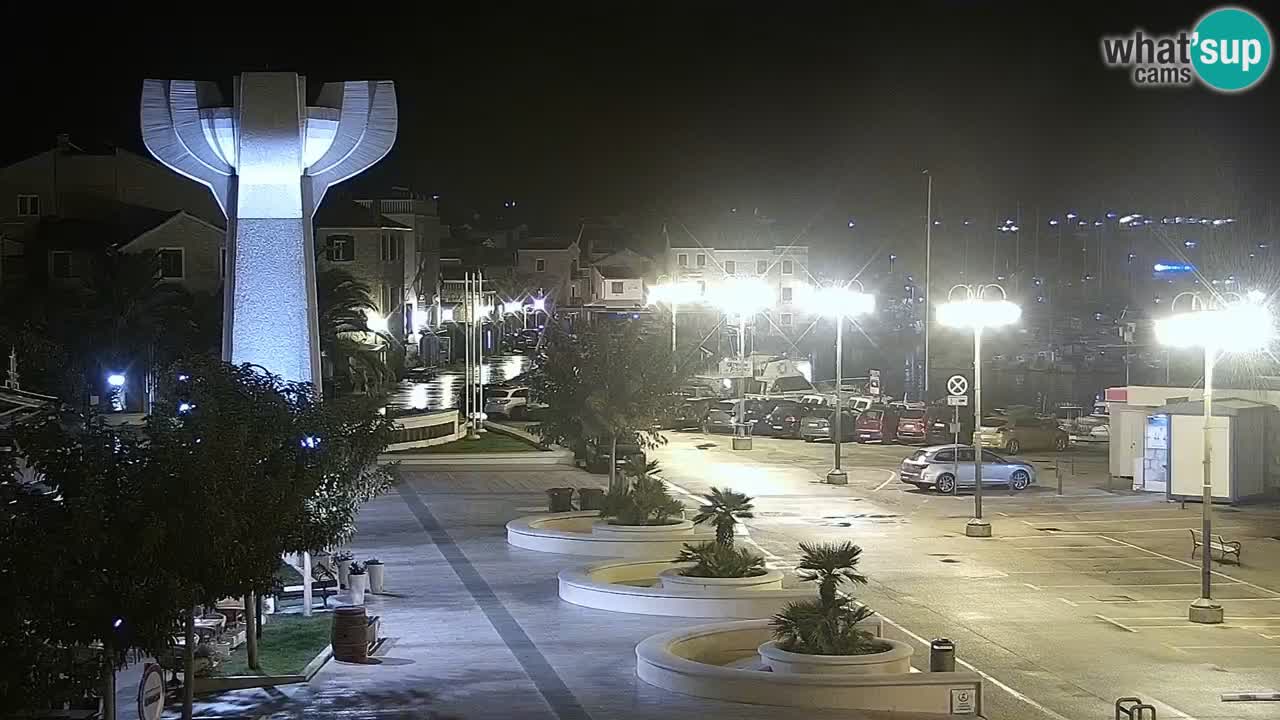 Vodice web kamera – marina i riva