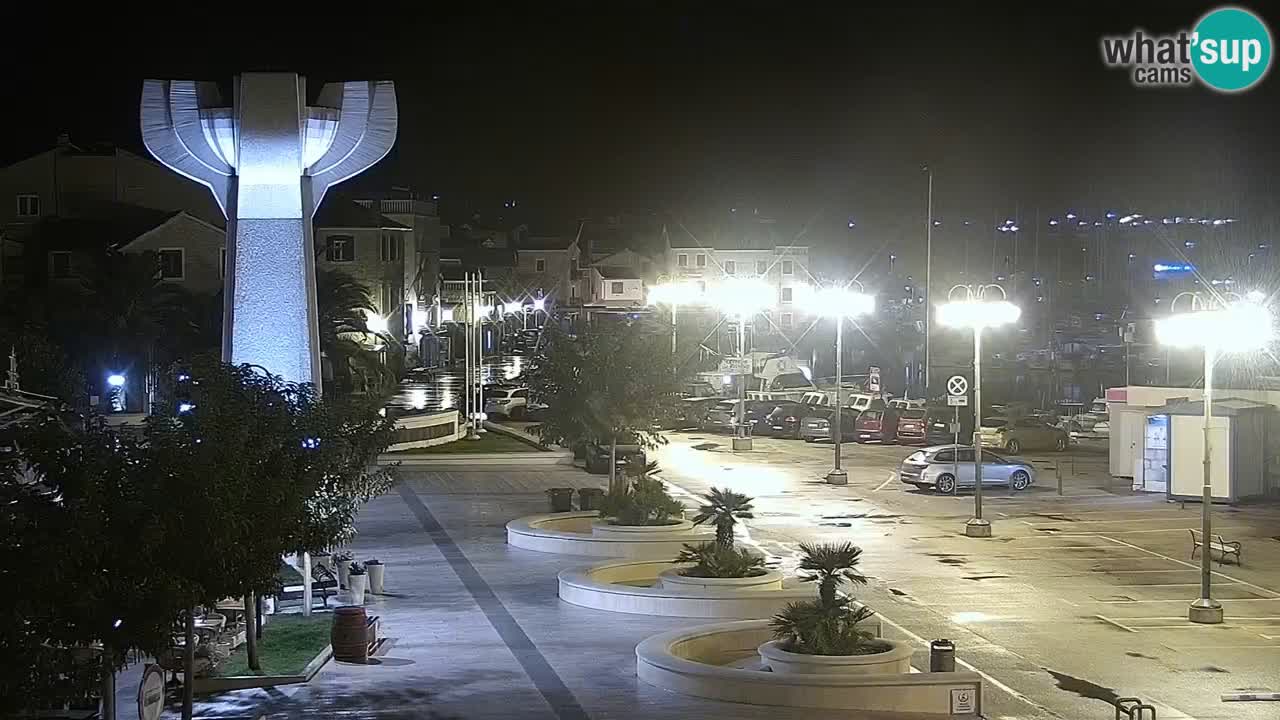 Vodice web kamera – marina i riva