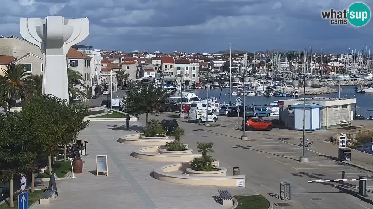Vodice web kamera – marina i riva