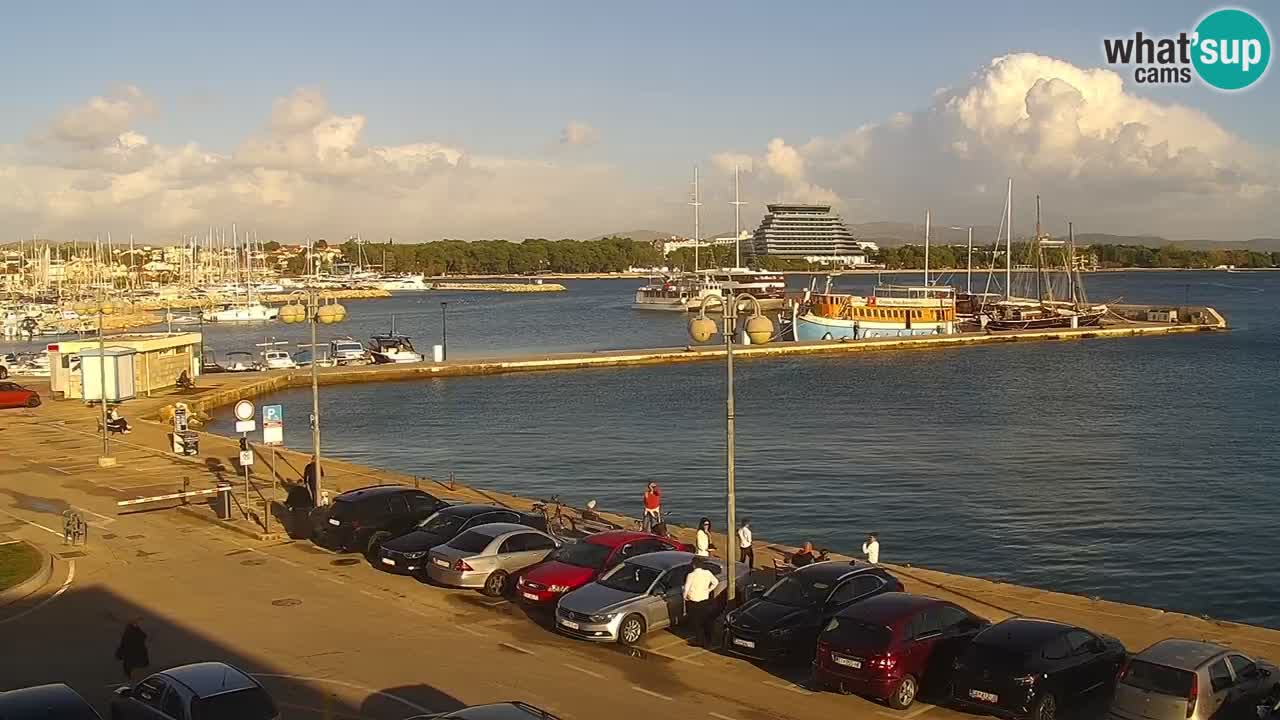 Vodice Live webcam – marina and  seafront