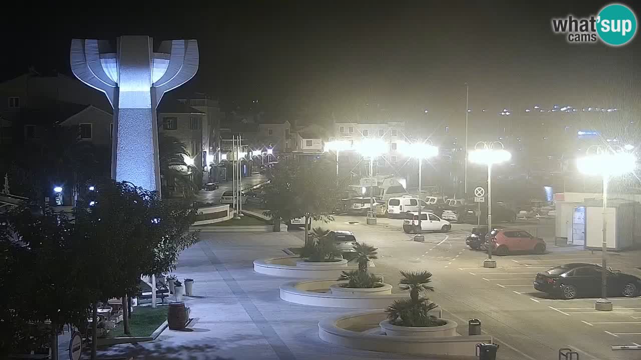 Vodice Live webcam – marina and  seafront