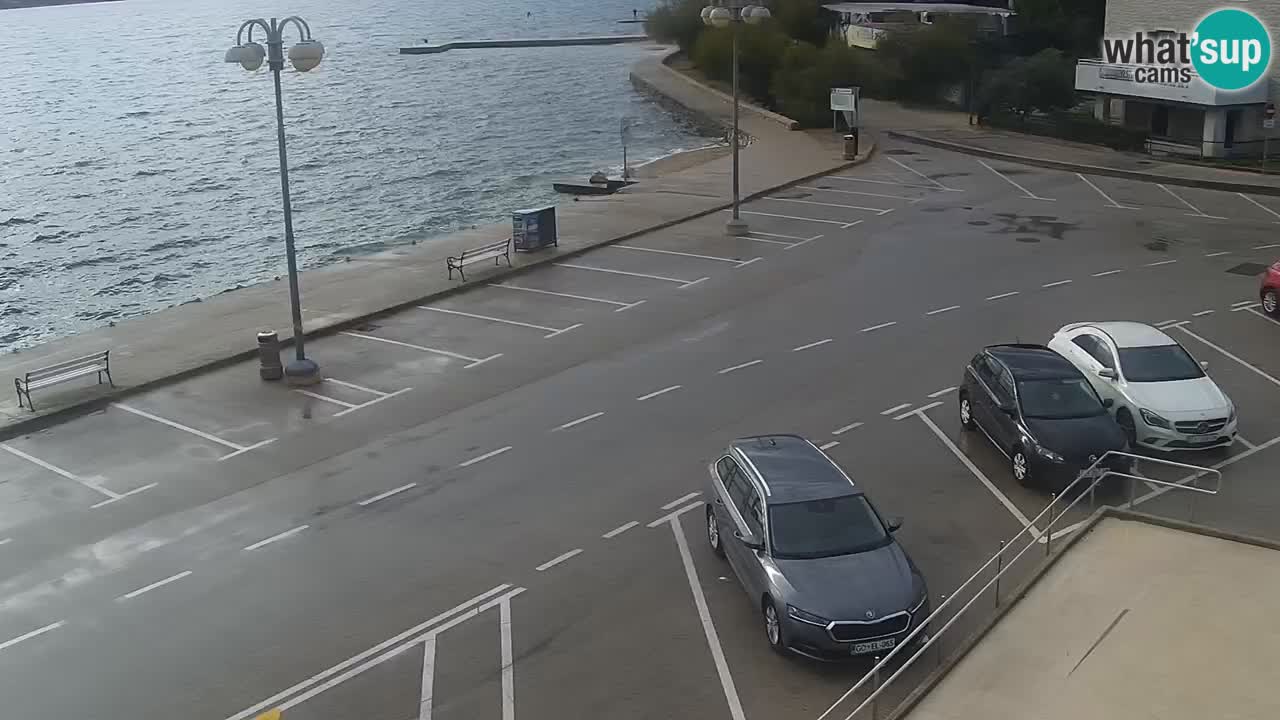 Vodice Live webcam – marina and  seafront