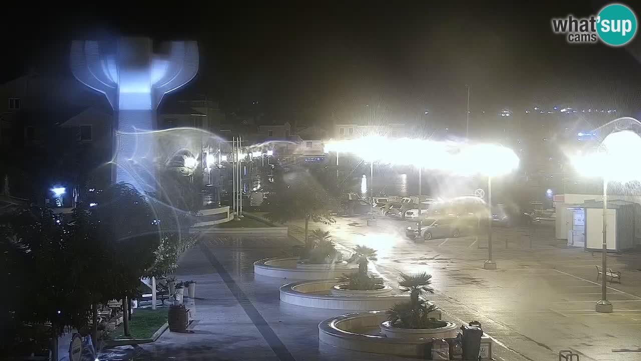 Vodice webcam live – front de mer