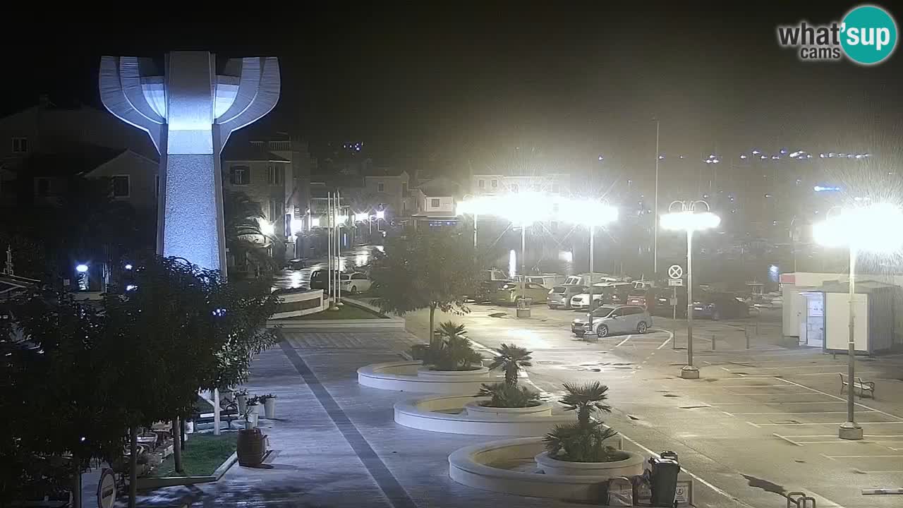 Vodice webcam live – front de mer