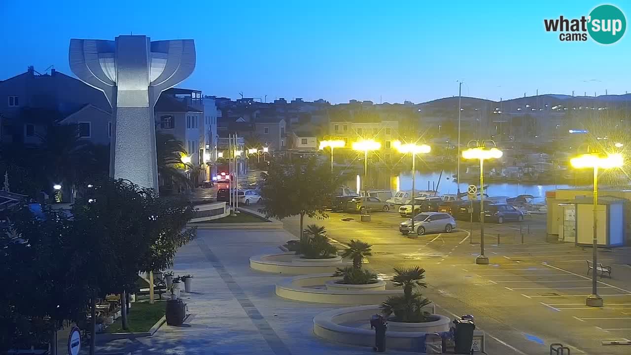 Vodice webcam live – front de mer