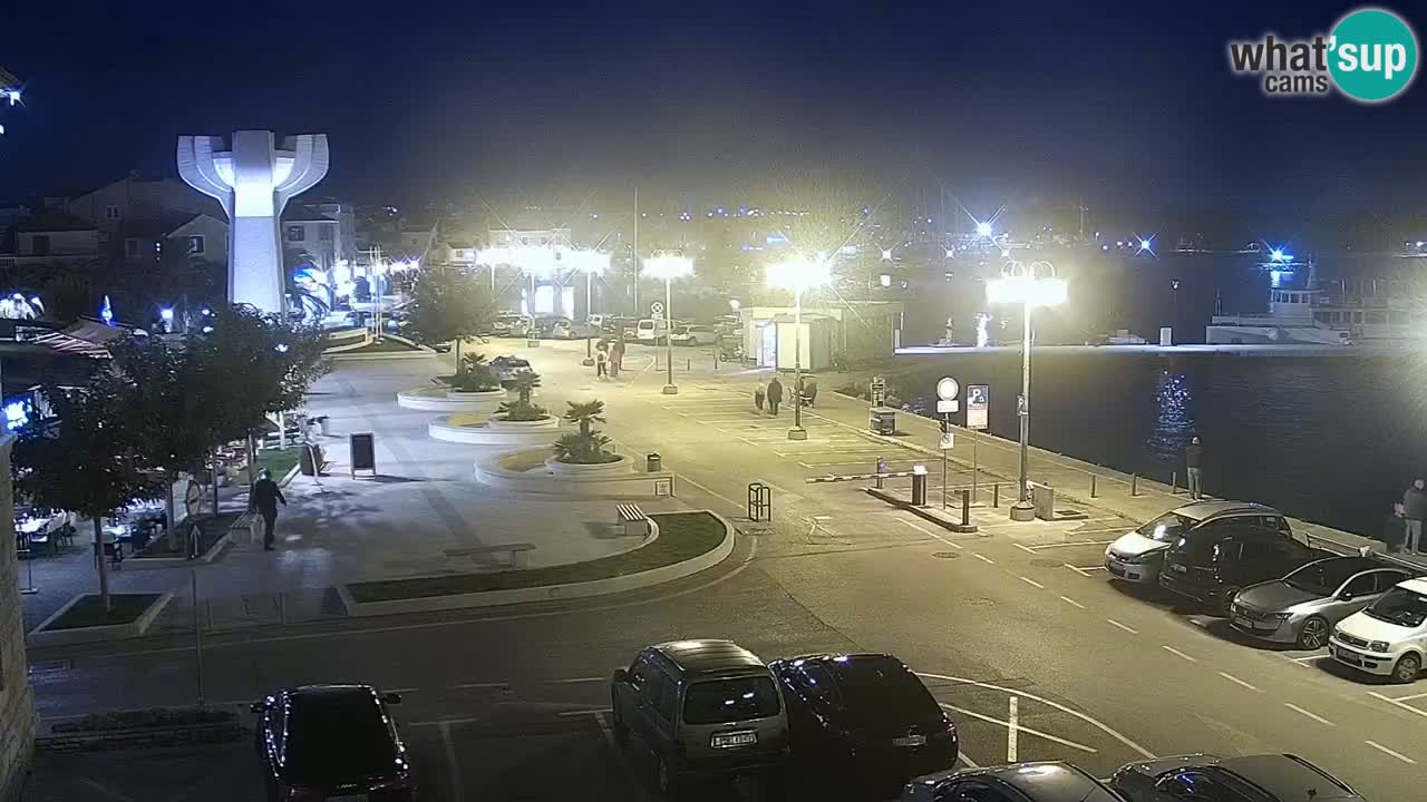 Vodice webcam – marina i meer