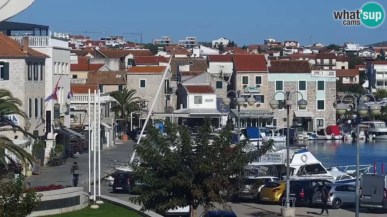 Vodice webcam live – front de mer