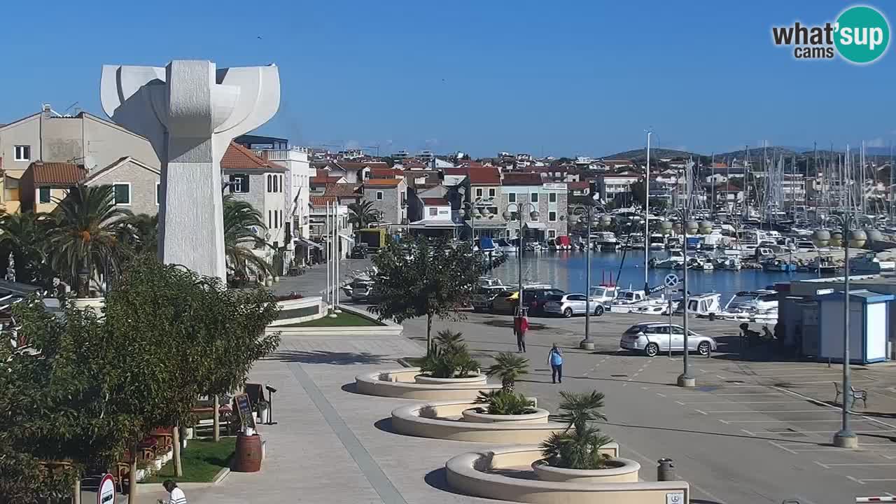Vodice webcam live – front de mer