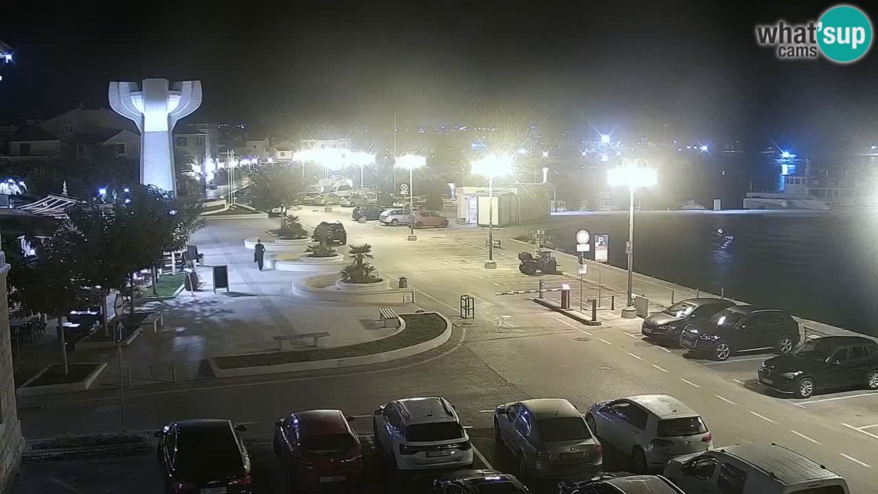 Vodice webcam live – front de mer