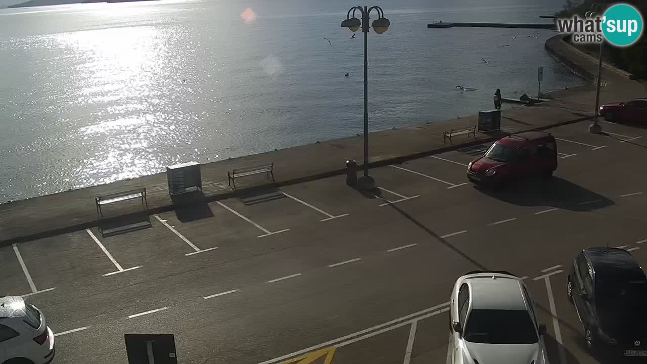 Vodice Live webcam – marina and  seafront
