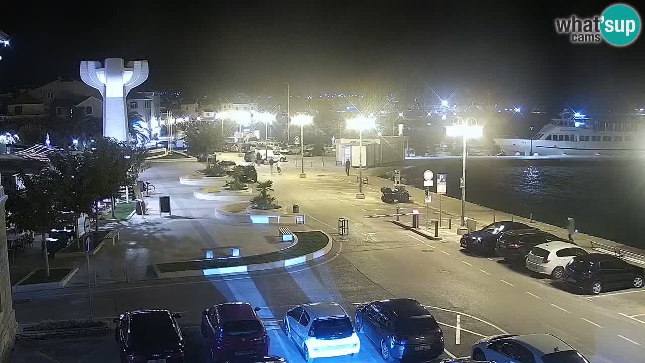 Vodice webcam live – front de mer