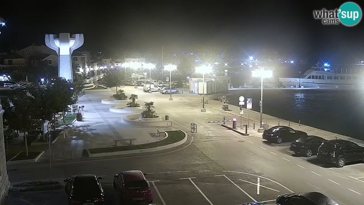 Vodice webcam live – front de mer