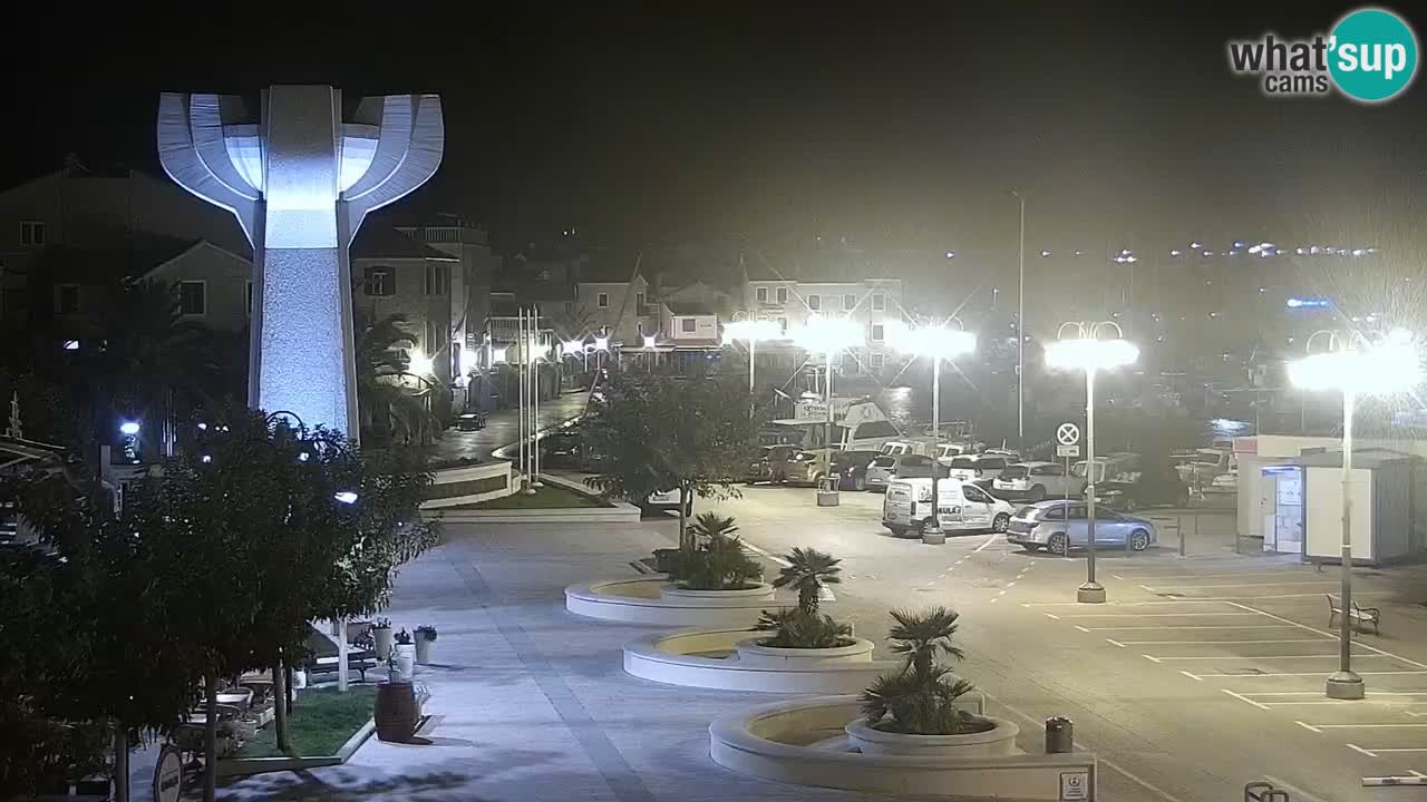 Vodice webcam live – front de mer