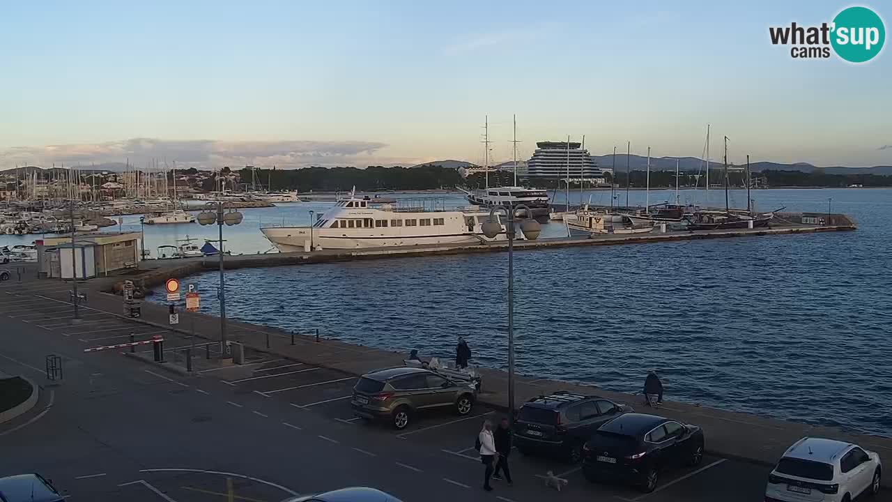Vodice Live webcam – marina and  seafront